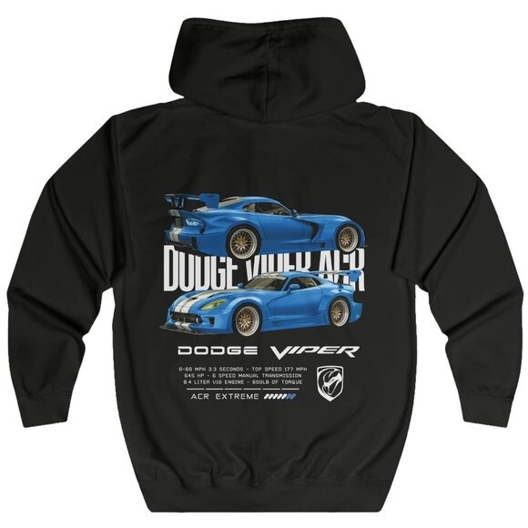 Dodge Viper - ACR - Hoodie - Blue - Picture 1 of 3